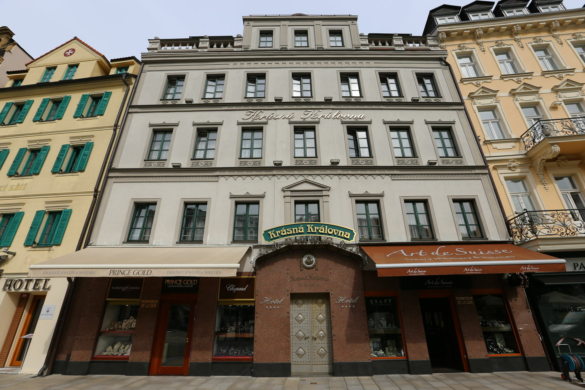 Hotel Renesance Krasna Kralovna Karlovy Vary Esterno foto